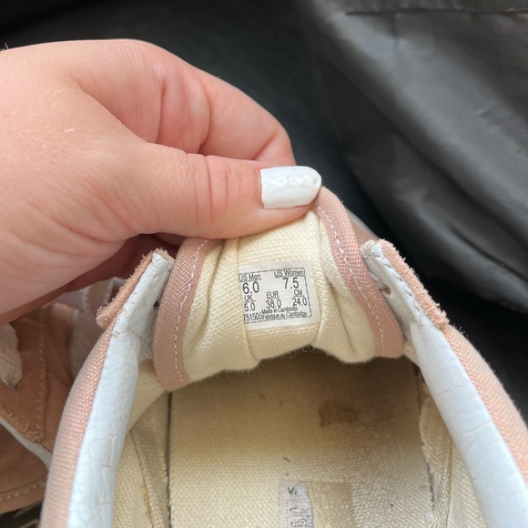 Peachy Pink Coloured Vans - Picture 3 of 7